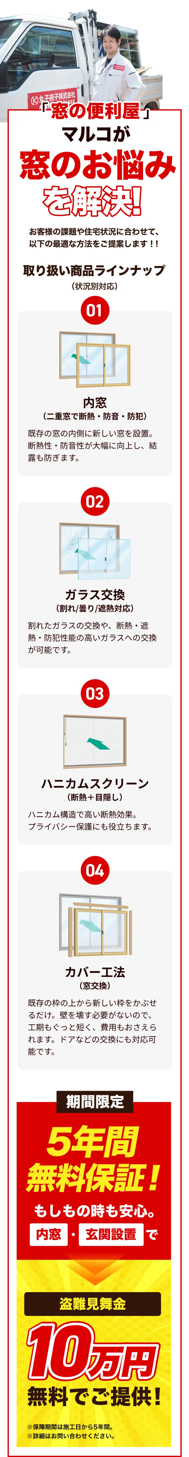 マルコが窓のお悩みを解決！